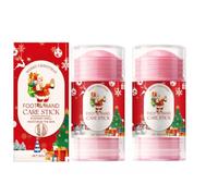 Christmas Hand & Foot Moisturizing Care Stick 30g, Cracked Heel Repair Cream, Deeply Hydrating Exfoliating Balm Stick, Lightweight Non-Oily, Portable Travel for All Skin Types (2PCS)