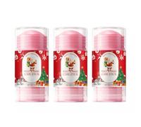 Christmas Hand & Foot Moisturizing Care Stick 30g, Cracked Heel Repair Cream, Deeply Hydrating Exfoliating Balm Stick, Lightweight Non-Oily, Portable Travel for All Skin Types (3PCS)