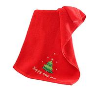 Christmas Hand Towel Washcloth 14 X 30 Inch Pure Cotton Towels Bathroom Shower Towel Santa Travel Gift Shower
