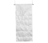 Christmas Hanging Advent Calendar 43x17'' Canvas Christmas Countdown Calendar with 24 Empty Pockets DIY Blank Top Christmas Advent Calendar for Decoration Celebration
