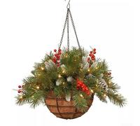Christmas Hanging Basket Ornament for Festive Home Display, Lightweight and Suitable for Tree and Table, Easy to Hang, Dimensions 45cm x 40cm x 20cm (45 * 40 * 20cm)