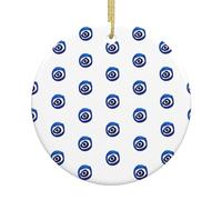 Christmas Hanging Decoration,Ceramic Ornamentï¼ŒXmas Tree Keepsake Bauble Evil eyes