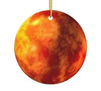 Christmas Hanging Decoration,Ceramic Ornamentï¼ŒXmas Tree Keepsake Bauble mars planet