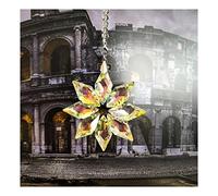 Christmas Hanging Decoration DIY Craft Pendant Prism Chandelier Crystal Parts Crystals Lighting Lamp Replacement Parts(Ab Color)