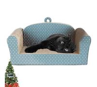 Christmas Hanging Decoration for Home | Black Cat Hanging Christmas Tree Decorations with Lanyard, Cute Cat Pendant on Sofa, Cat Decoration for Wedding, Birthday