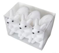 Christmas Hanging Decoration with Foam For POLAR Bear and Snowflake, Suitable for Tree and Desktop Seasonal Holiday Displays (F)