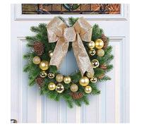 Christmas Hanging Ornament Christmas Wreath Metal Large Bow Decorations Window Hanging Decor Home Decoration