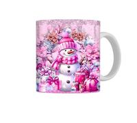 Christmas Hanging Ornaments for Tree Christmas Mug Inflated Snowman Mug Santa Press Puffy 15oz 11oz Coffe for Stylish Indoor Winter Decor