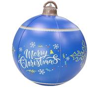 Christmas Hanging Ornaments for Tree Inflatable Christmas Balls Outdoor Patio Decorations Festive Pendants Inflatable Balloons Props for Indoor Festive Home or Party