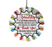 Christmas Hanging Ornaments Friendship Gifts,Best Friend Christmas Tree Ornament Decorations, Xmas Friendship Gifts for Friends, Women, Coworkers, Sisters (C)