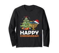 Christmas Hanukkah Funny Chanukah Merry Happy Chrismukkah Long Sleeve T-Shirt