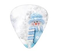 Christmas Happy 12 Pcs Guitar Picks, 0.46mm/0.71mm/0.96mm Thickness, Guitar Plectrum With Storage Case For Acoustic-Electric Guitar Ukulele Bass