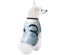 Christmas Happy Snowman Dog Pet Clothes - Security Printed Pet Sweaters, Coat Winter for Small Medium Large Dogs Cats, Cozy Apparel Casual Fashion Costume, Cute Pet Pullover Sweater.