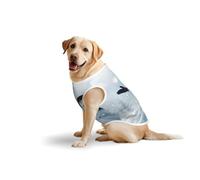 Christmas Happy Snowmanprint Large Pets Vest Breathable Sleeveless Tank Top Apparel Cozy Lightweight T-Shirt