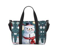 Christmas Happy Snowmans Travel Bags, Weekender Carry On for Women, Sports Gym Bag, Workout Duffel Bag,Overnight