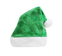 Christmas Hat Adult Holiday Unisex Velvet Cozy Thickened Classic Festive Supplies for Year-End Celebrations (G, One Size)