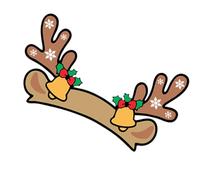 Christmas Hat Car Sticker, Self Adhesive Waterproof Festive Santa Hat Decal with Deer Antler | Bumper and Grille Decals | For Adults,