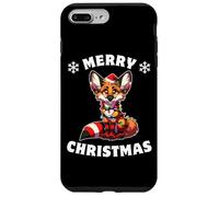 Christmas Hat Christmas Fairy Lights Maned Wolf Case for iPhone 7 Plus/8 Plus