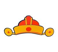 Christmas Hat Emblem Sticker Festive Self-Adhesive Waterproof