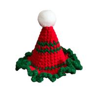 Christmas Hat for Pets, Crochet Hats Costume, Festive Puppy Hats, for Puppies and Kittens as well as for Small Dogs and Cats, Fancy Dress Props Accessories for Winter Party