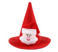 Christmas Hat for Pets - Festive Adjustable Cute Funny Large Dog Lace Costume Hat - for Small Medium Kittens Puppies Hamsters Bearded Dragon Celebration Party