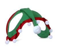 - Christmas Hat - Plush Material, Standard Size | Christmas Hat and Santa Horse Hood | Soft Festive Costume Accessory for Holiday Parade Photo Shoots and Christmas Party