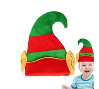 Christmas Hats - Green Santa Christmas Hats | Green Red Cone Hat | Holiday Costume Accessories for Pretend Play Kids Adults Fancy Dress Up
