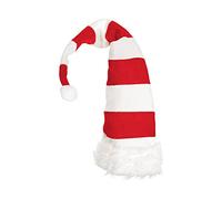 Christmas Hats Warm and Comfortable Funny Party Striped Felt Plush Hat Velvet Cloth Xmas Hat Long Striped Felt Plush Elf Hat