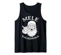 Christmas Hawaii Santa Mele Kalikimaka Xmas Men Women Kids Tank Top