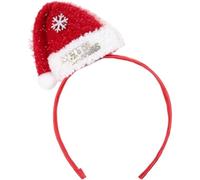 Christmas Headband, Cute Santa Hat Antler Bow Headband Christmas Hair Band Headwear for Xmas Party Cosplay Holiday Party Favor