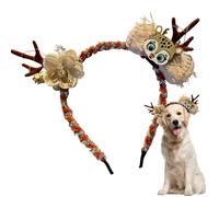 Christmas Headband for Dogs LED Elastic Dog Headband