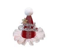 Christmas Headband Santa Hat Hair Clips Hairpin For Women Girl Party Cosplay Headdress Headwear Hair Styling Props Costume Accessory