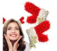 Christmas Headbands - Festive Cosplay Pins - Deer Antler Hair Pins,for Celebration Tradition Family Festival Holiday Fun Party Cheer Decoration