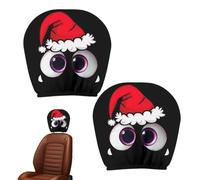 Christmas Headrest Covers For Cars 2 Pieces Washable Che Reuable Protector