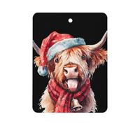 Christmas Highland Bull Car Aromatherapy Tablets