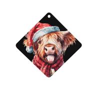 Christmas Highland Bull Car Aromatherapy Tablets