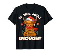 Christmas Highland Cow is This Jolly Enough Mooey Christmas T-Shirt
