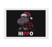 Christmas Hippo Buffalo Plaid Diamond Painting Kits Wall Arts Decor