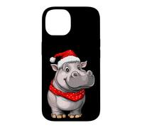 Christmas Hippo Case for iPhone 14