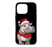Christmas Hippo Case for iPhone 16 Pro