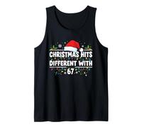Christmas Hits Different with 67 Six Seven Christmas 67 Meme Tank Top