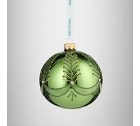 Christmas Holiday Heirlooms Green Bauble Ornament