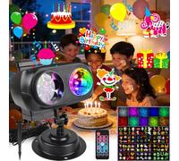 Christmas Holiday Projector Lights, Xndryan LED Projector Light with 10 Ocean Waves Indoor Outdoor Waterproof Projection Light for Birthday, St.Patrick's Day, Valentine's Day, Easter, Halloween