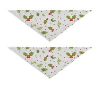 Christmas Hollies Pet Good Breathability 2 Piecing Set for Festival Dress Up Pets Want to Ddress 25 1 × 9 8in