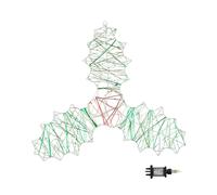Christmas Holly and Berries Dewdrop Silhouette with Twinkling LEDs Samuel Alexander Green One Size