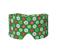 Christmas Holly Berry Pattern, Full Eye Covers Light Blocking Eye Mask Sleep Eye and Ear Muffs