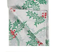 Christmas Holly Tissue Paper, White, 500mm x 750mm - Acid Free MG - 50 sheets