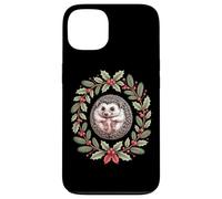 Christmas Holly Wreath Hedgehog Festive Woodland Case for iPhone 13