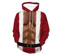 Christmas Hoodie for Men Novelty Rudolph Santa Reindeer Snowflakes Knitted Xmas Tree Ladies Sweater Comfortable Xmas Holiday Crewneck Sweatshirt Casual Drawstring Hoody Top Snowman T (Z4 Coffee,6XL)