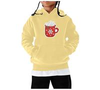Christmas Hoodie Girls Funny Christmas Jumper Girls with Pockets Christmas Sweatshirt Children with Christmas Motif Fashion Winter Chirstmas Sweat Jacket Christmas Hoodie Xmas Pullover Hoodie